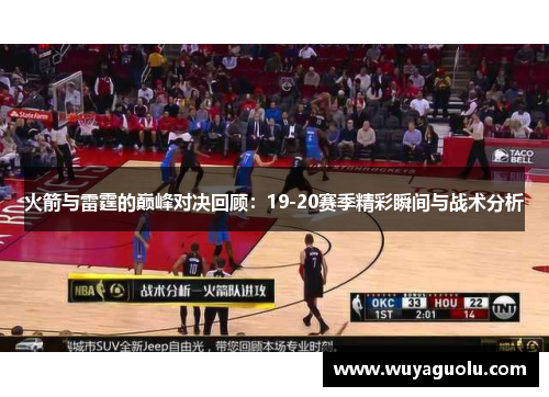 火箭与雷霆的巅峰对决回顾：19-20赛季精彩瞬间与战术分析